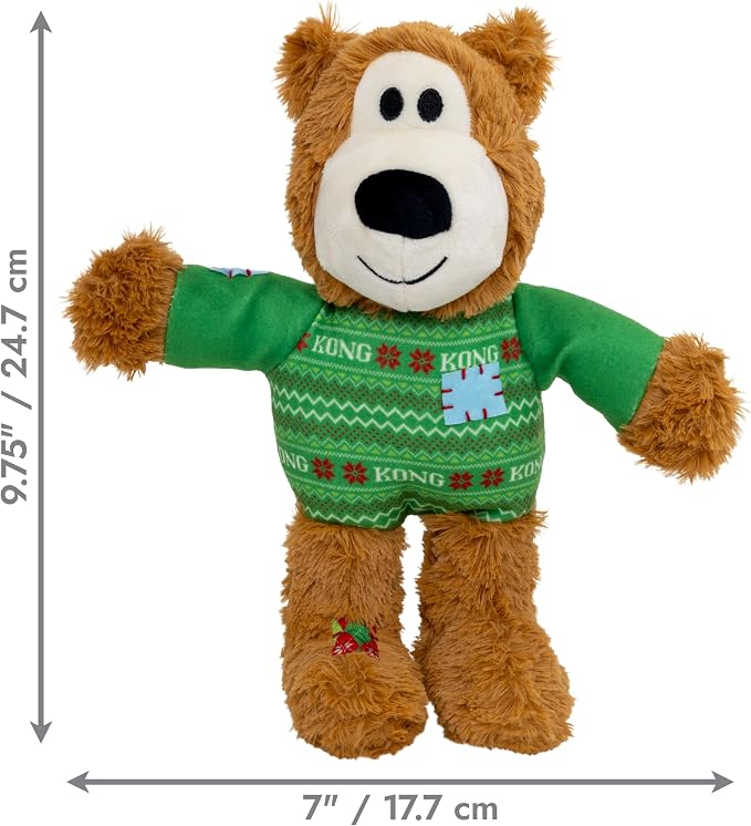 KONG - Holiday Wild Knot Bear M/L - Pets Wonderland