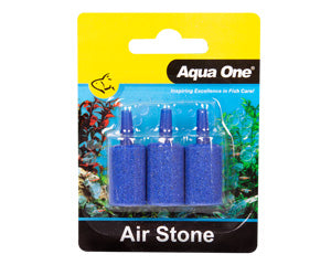 Aqua One - Air Stone Small Cylinder 2cm 3pk - Pets Wonderland