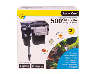Aqua One - Clearview 500 Hang On Filter 500lh - Pets Wonderland