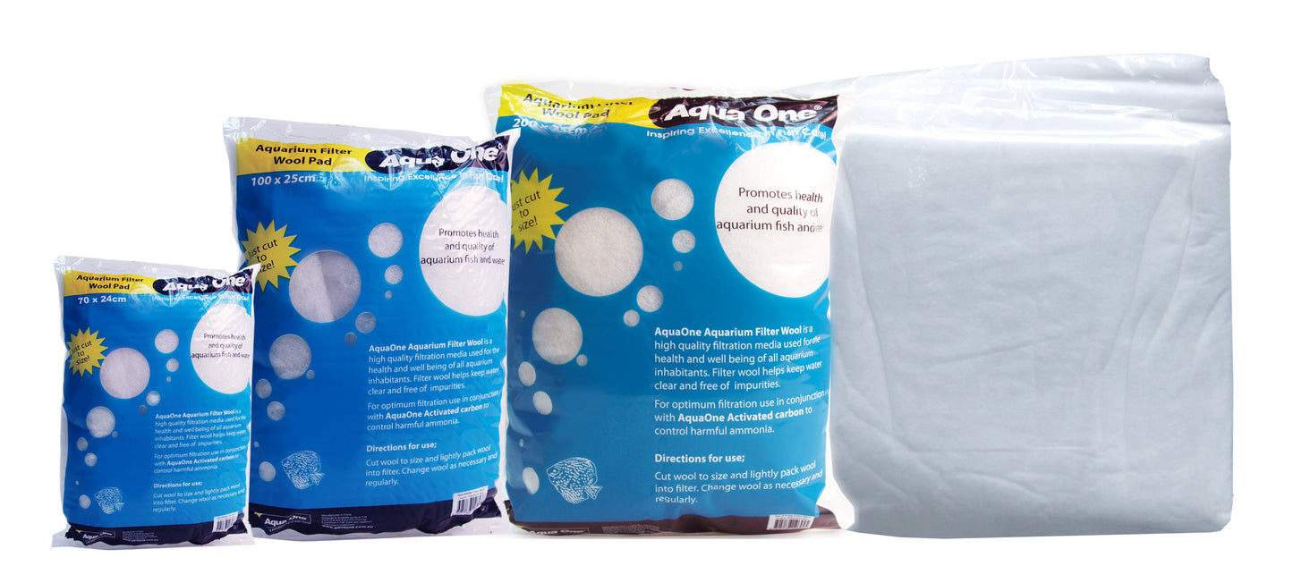 Aqua One - Filter Wool Coarse - Pets Wonderland