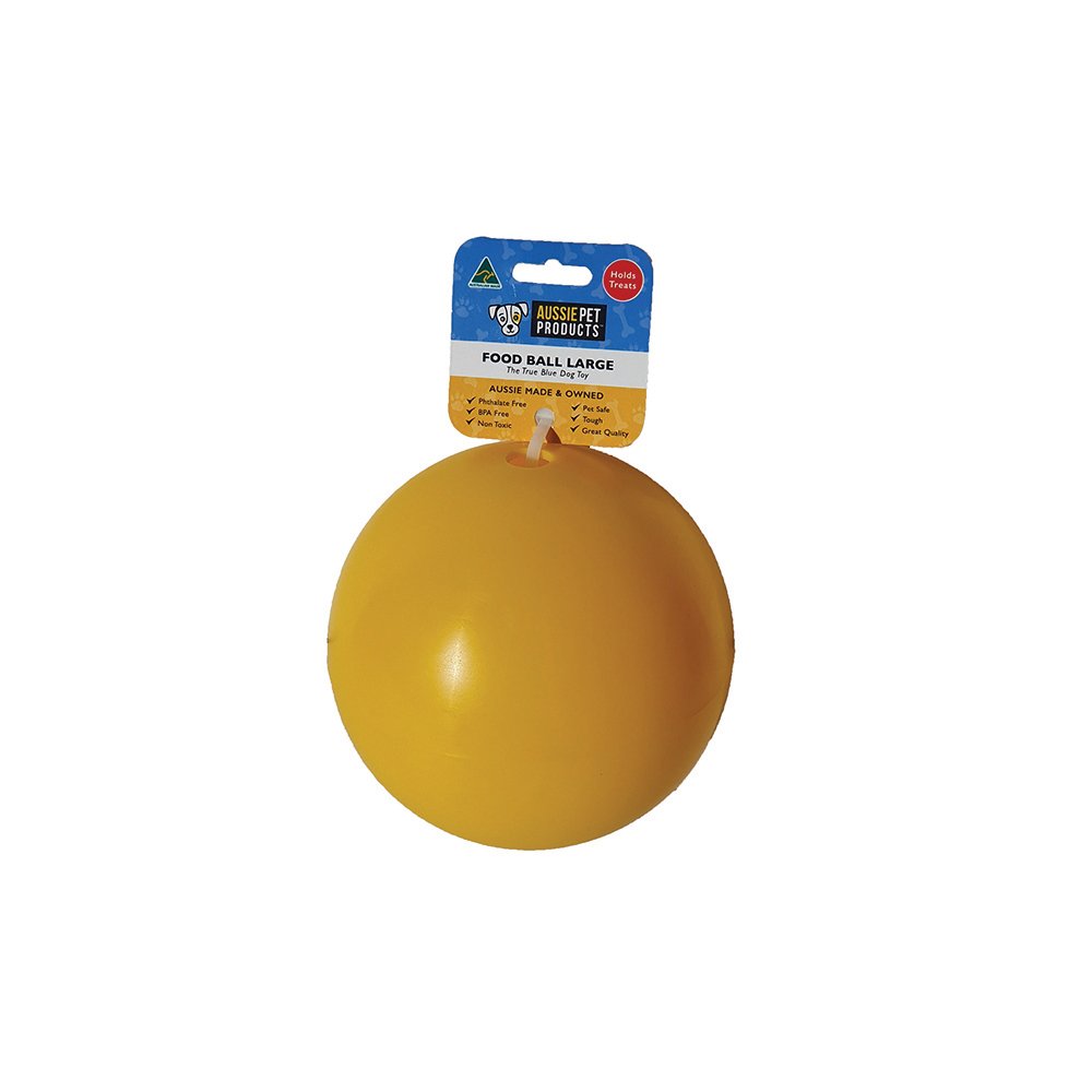 Aussie Pet Products - Dog Toy Smooth Food Ball - Pets Wonderland