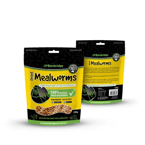Bainbridge - Dried Mealworms - Pets Wonderland