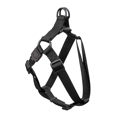 Bainbridge - Nylon Step In Harness Black - Pets Wonderland