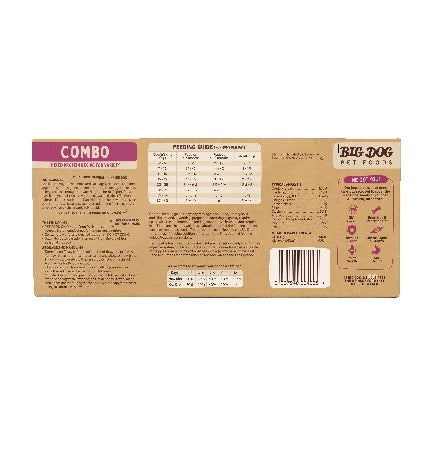 Bigdog - Dogs Raw Food Combination 3kg - Pets Wonderland