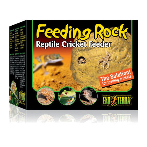 Exo Terra - Feeding Cricket Feeder Rock - Pets Wonderland
