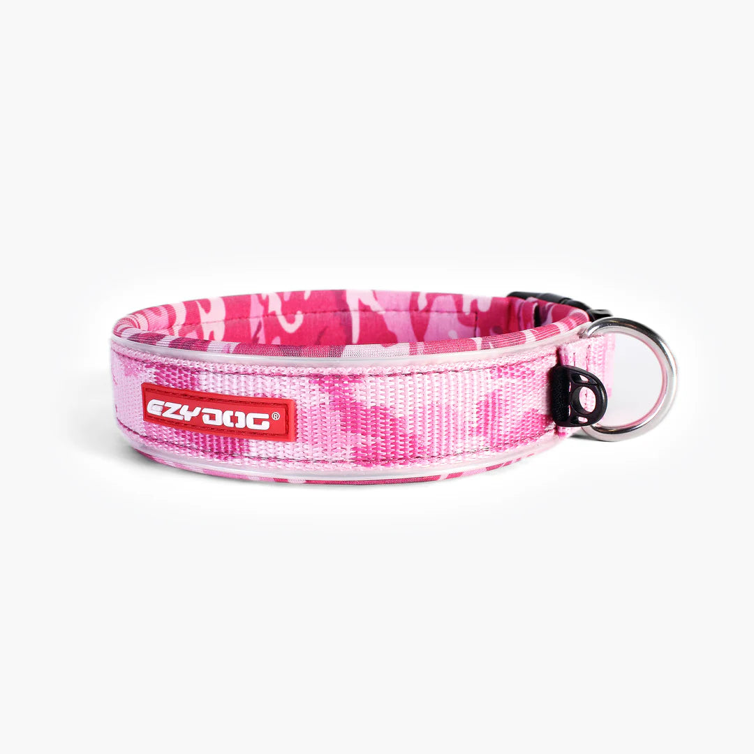 Ezy Dog - Neoprene Classic Collar Pink Camo - Pets Wonderland