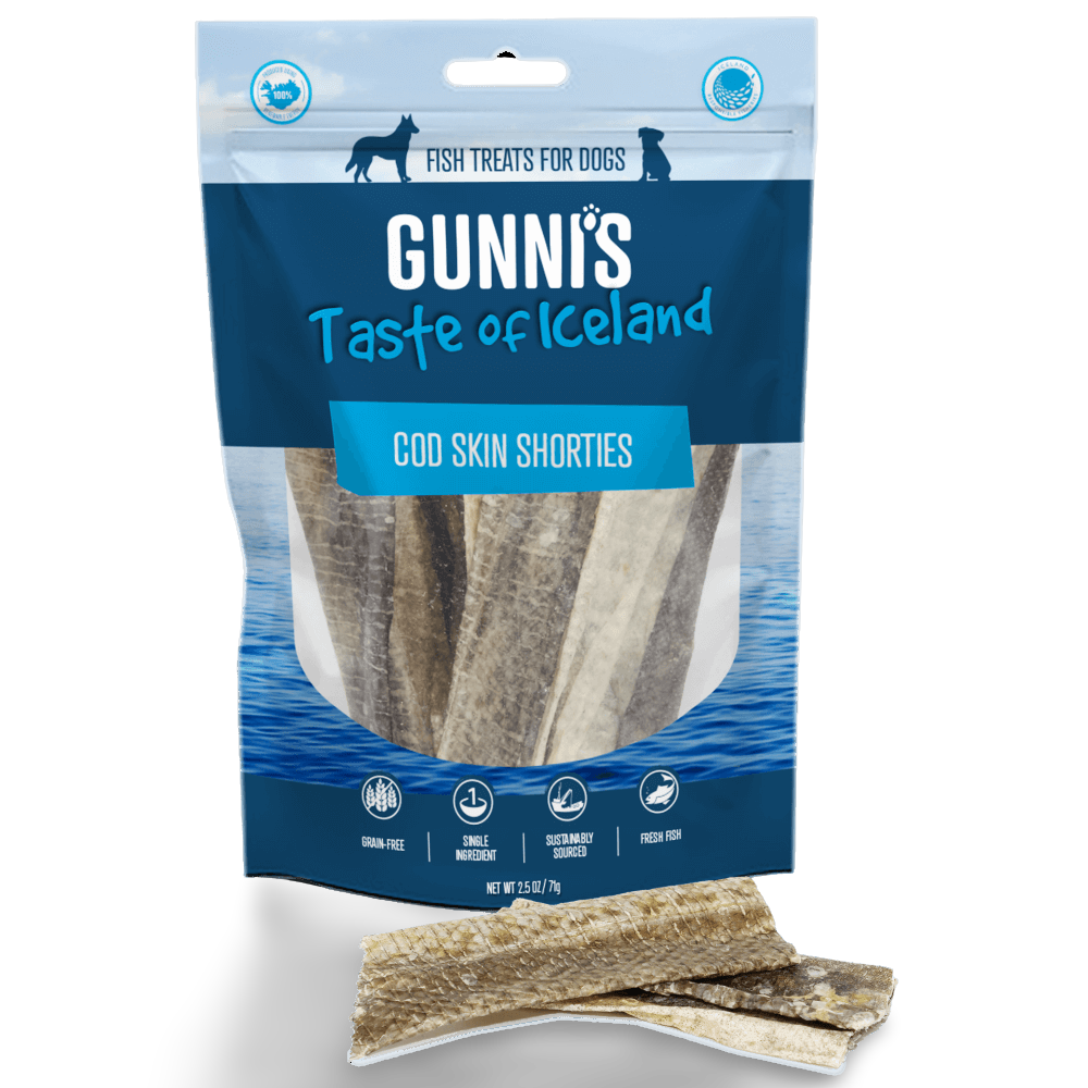 Gunni's - Cod Skin Shorties 71g - Pets Wonderland