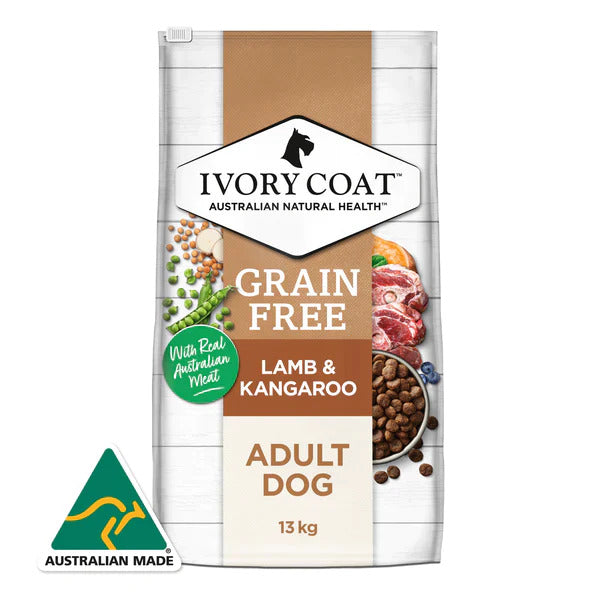Ivory Coat - Dog Grainfree Lamb & Kangaroo - Pets Wonderland
