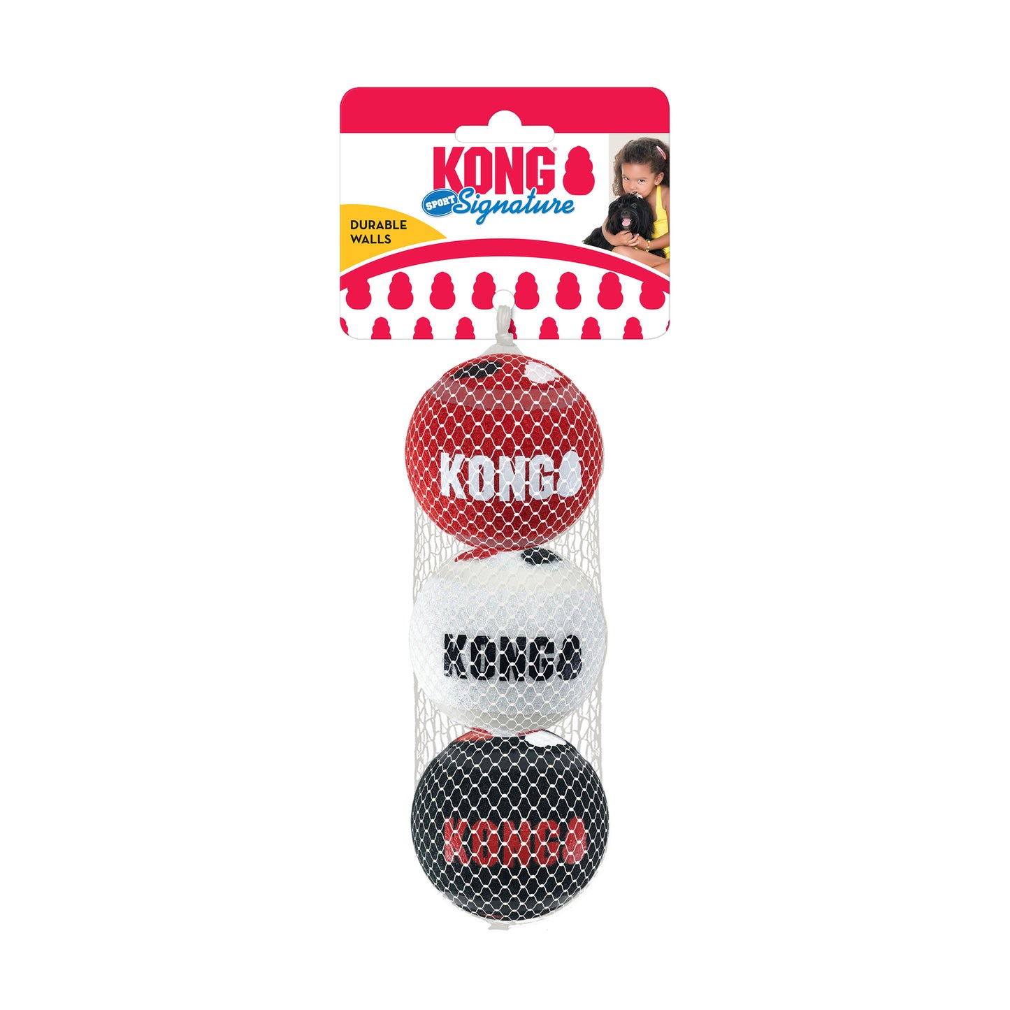KONG - Signature Sport Balls 3 Pack - Pets Wonderland