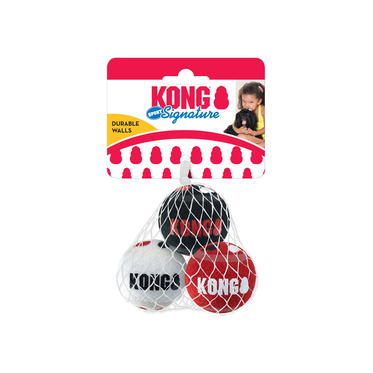 KONG - Signature Sport Balls 3 Pack - Pets Wonderland