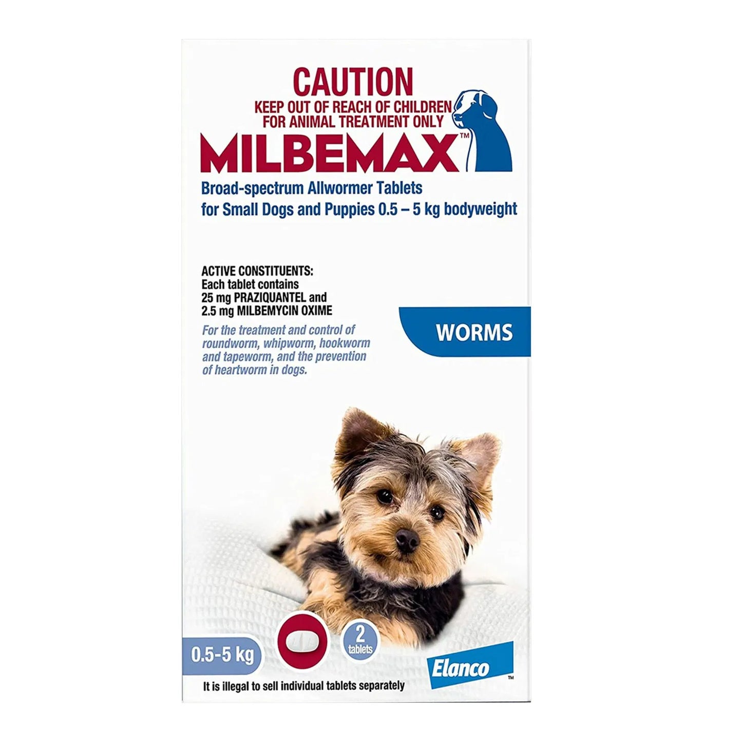 Milbemax - Small Dog Wormer - Pets Wonderland