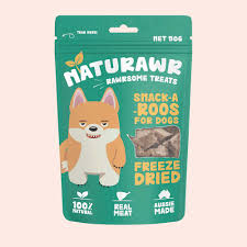 Naturawr - Freeze Dried Snack-A-Roo Treats 50g - Pets Wonderland