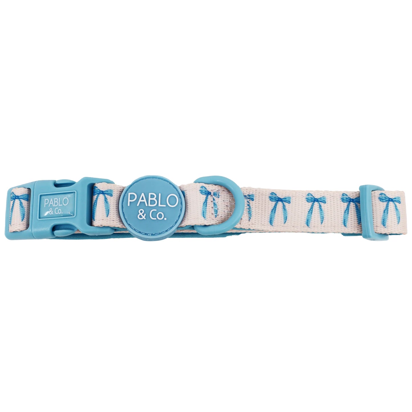 Pablo & Co. - Collar "Baby Blue Bows" - Pets Wonderland