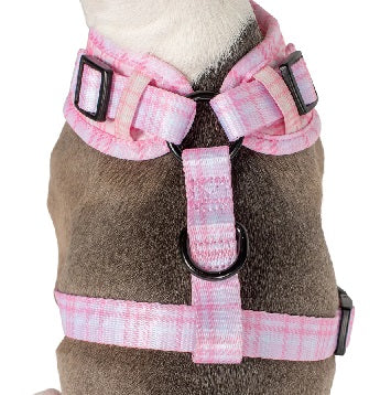 Pablo & Co. - Harness "Pink Houndstooth" - Pets Wonderland