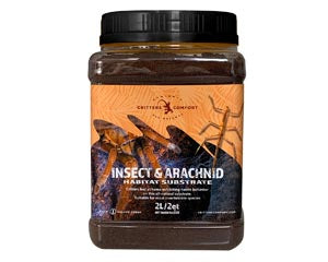 Reptile One - Critters Comfort Insect & Arachnid Habitat Substrate 2L - Pets Wonderland