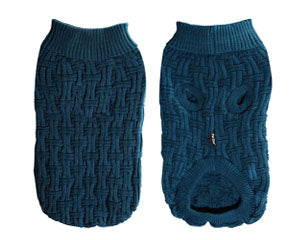 Pet One - KomfyKnit Dog Jumper Icelandic Dark Teal - Pets Wonderland