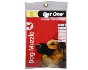 Pet One - Nylon Non-Adjustable Dog Muzzle - Pets Wonderland