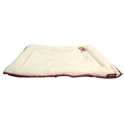 Pet One - Bed Waterproof Base With Sheepskin Cushion Charcoal - Pets Wonderland