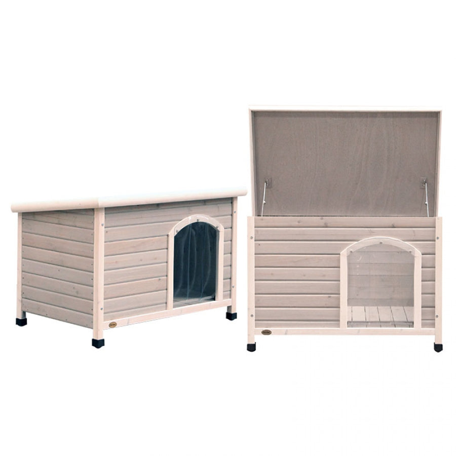 Pet One - Kennel Bavarian Timber Flat Roof - Pets Wonderland