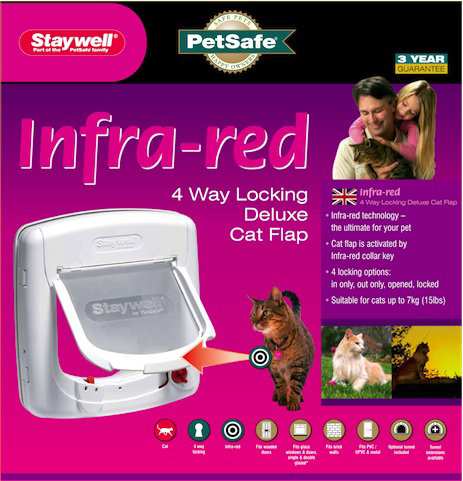 PetSafe - Staywell Infrared Deluxe Cat Flap (500 EFS) - Pets Wonderland