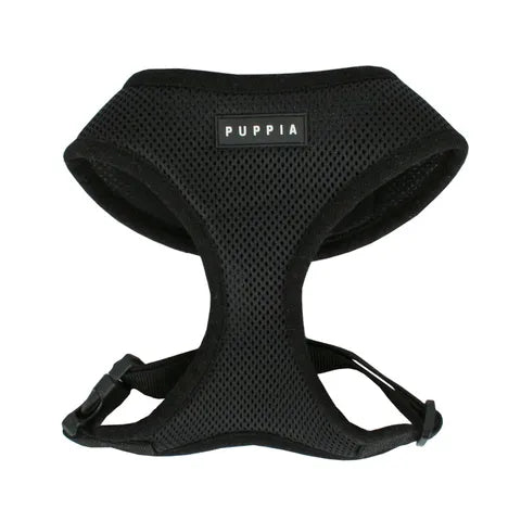 Puppia - Soft Harness X Black - Pets Wonderland