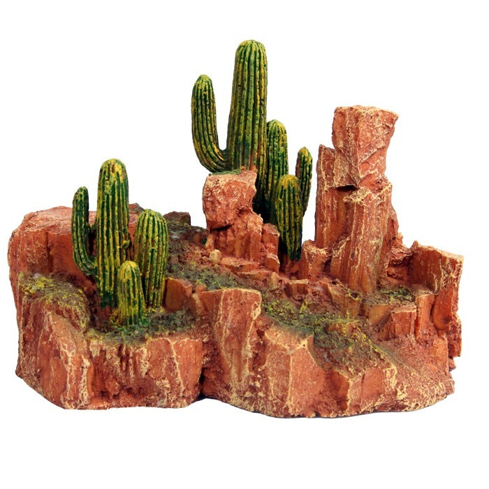 Reptile One - Cactus Garden W/ Resin Base - Pets Wonderland