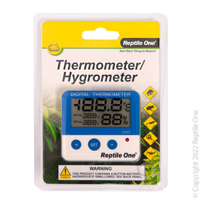 Reptile One - Thermometer Hygrometer External W/ Probe - Pets Wonderland