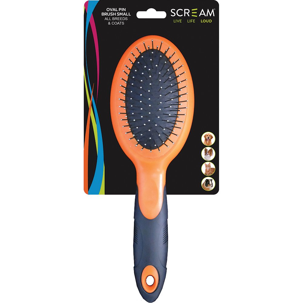 Scream - Oval Pin Brush - Pets Wonderland