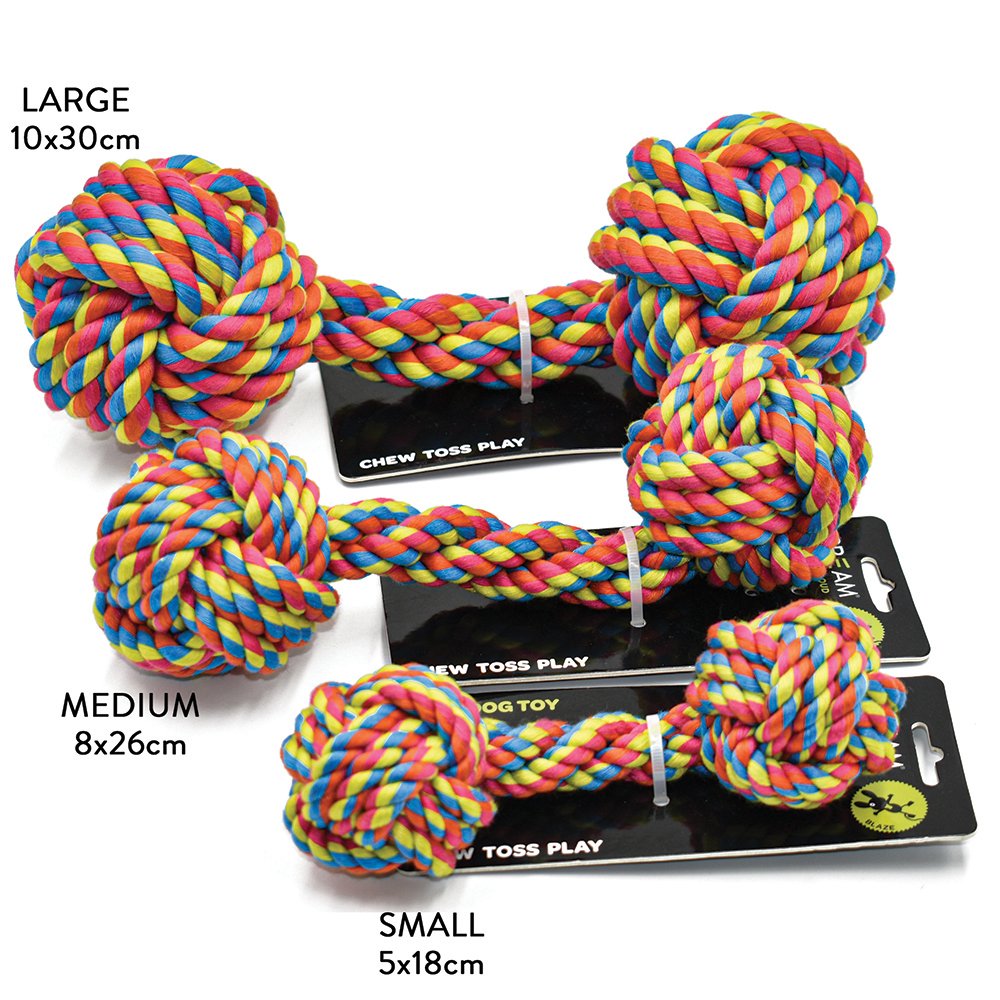 Scream - Rope Fist Dumbell - Pets Wonderland