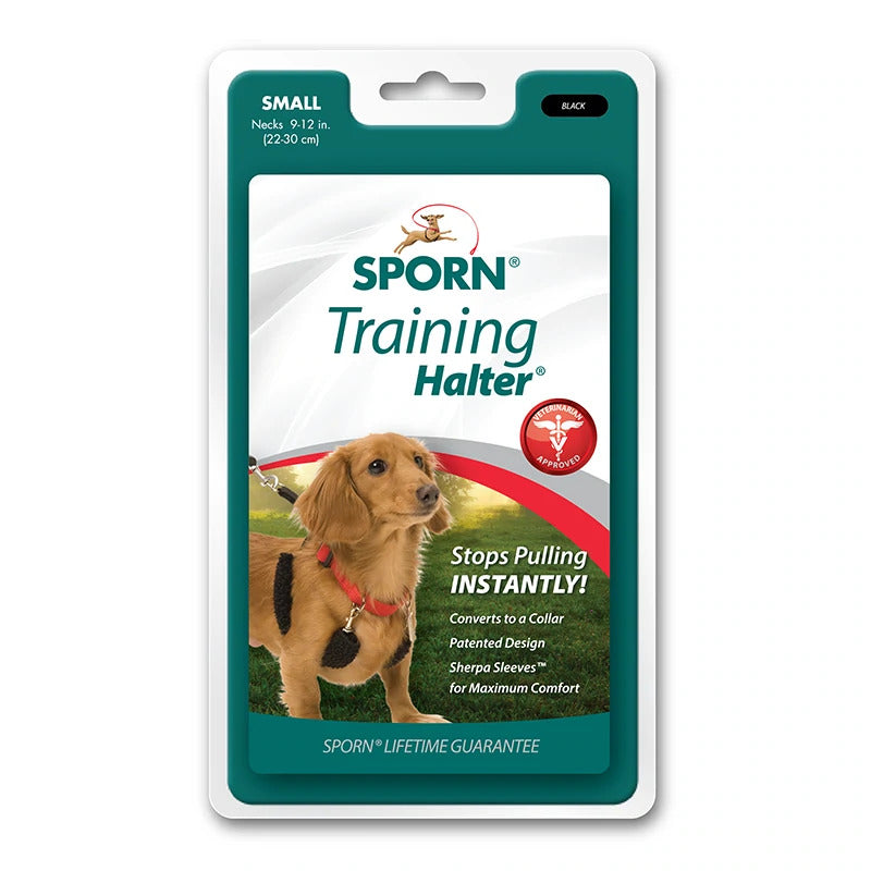 Sporn - Training Halter Harness Black - Pets Wonderland