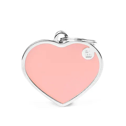 My Family - Basic Handmade Heart Pastel Pink - Pets Wonderland