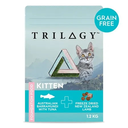Trilogy - Cat Food Kitten Barramundi & Tuna 1.2kg - Pets Wonderland