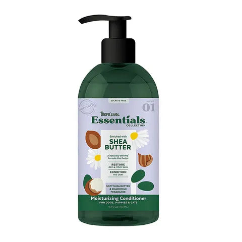 TropiClean - Essentials Shea Butter Conditioner 473mL - Pets Wonderland