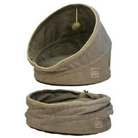Zeez - Pet Pop Up Cave Bed With Cushion - Pets Wonderland