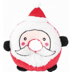 Zippy Paws - Holiday Donutz Buddies Santa - Pets Wonderland