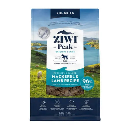Ziwi Peak - Air Dried Food Mackerel & Lamb Adult Dog - Pets Wonderland