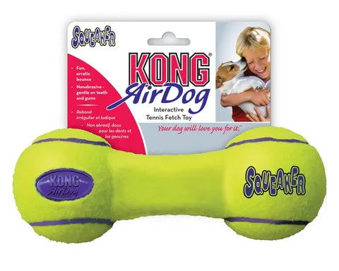 KONG AIRDOG SQUEAKER DUMBBELL LARGE