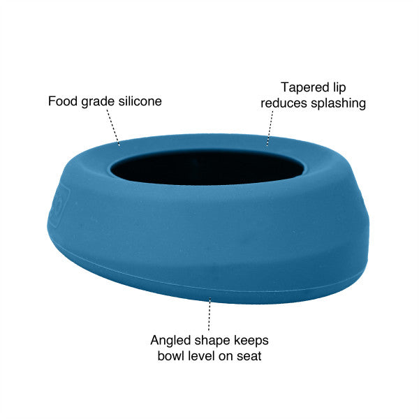 Kurgo - Splash Free Bowl Blue