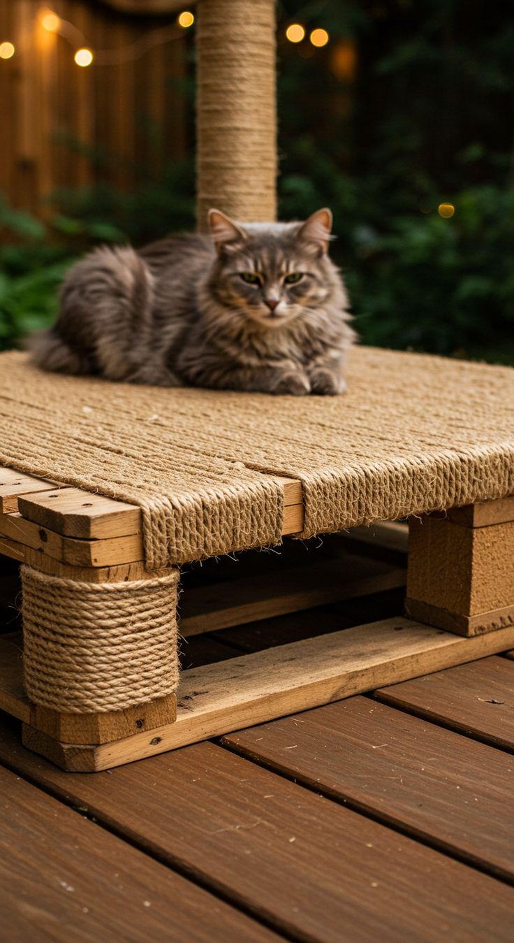 scratching poles & trees