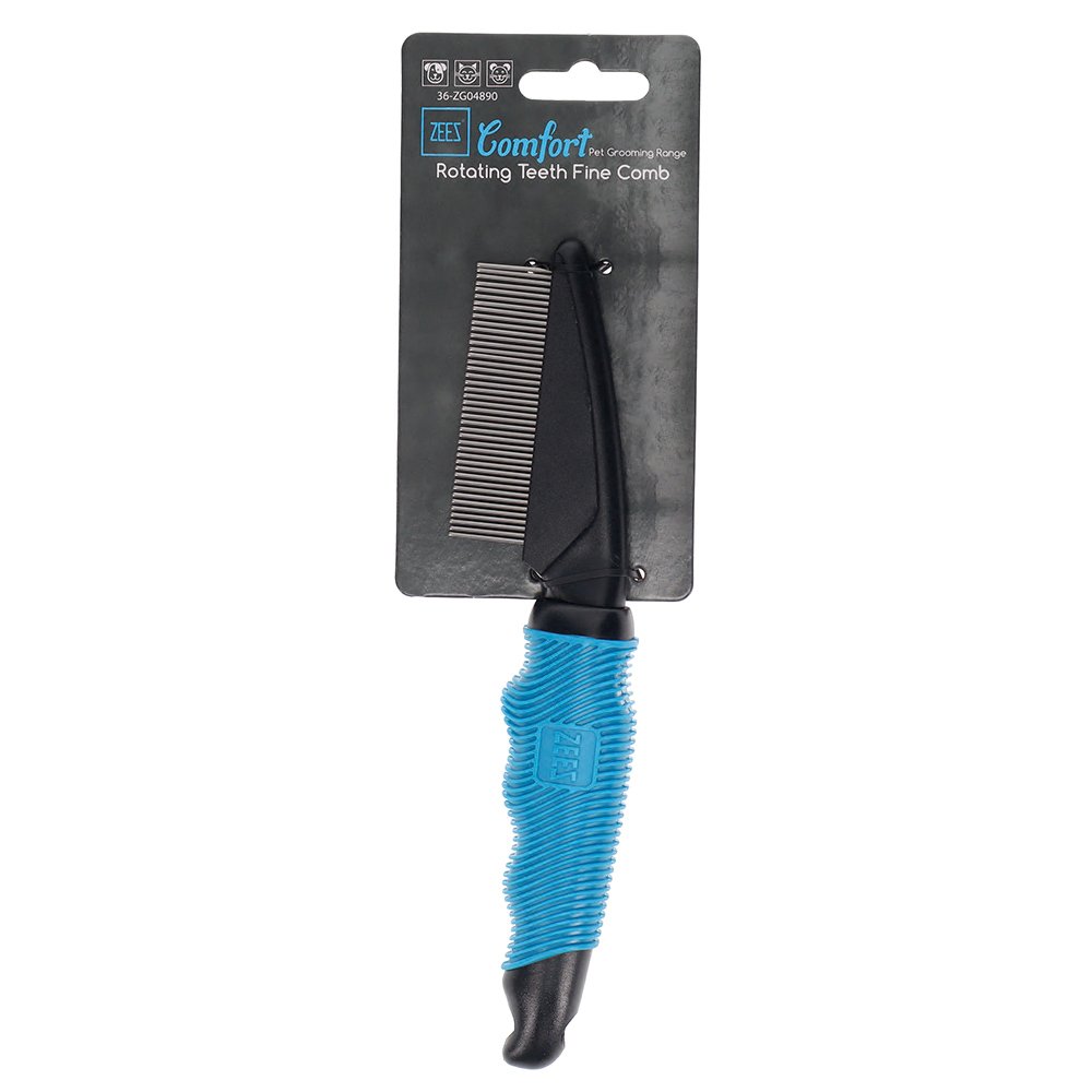 Zeez - Comfort Rotating Teeth Fine Comb (42 Teeth ) 22.5x2.8cm