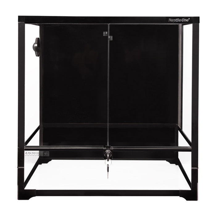 Reptile One - RTF 600HT Glass Hinged Door Terrarium 60x45x60cm - Pets Wonderland