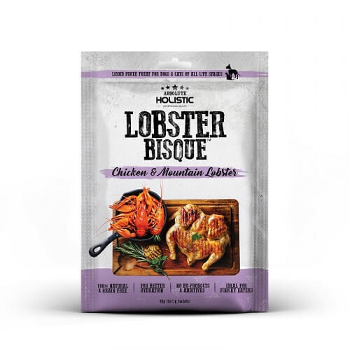 Absolute Holistic - Cat Treat Bisque Chicken & Lobster 60g - Pets Wonderland