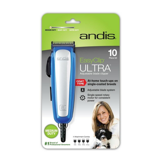 Andis - Easyclip Ultra Clipper Medium (10pc Kit) - Pets Wonderland