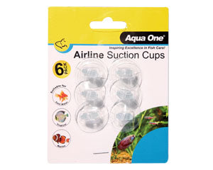 Aqua One - Airline Suction Cups 6pk