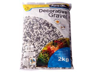 Aqua One - Decorative Gravel Black & White 2kg