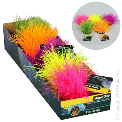 Aqua One - Flexiscape Seagrass Asstd Colours - Pets Wonderland