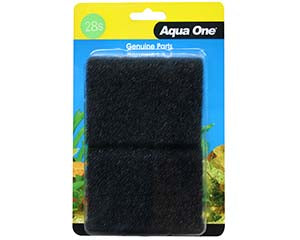 Aqua One - Genuine Parts 28S Sponge 2 Pack For Maxi 104 Filter