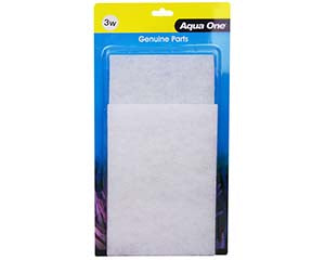 Aqua One - Genuine Parts 3W Wool Pad 2 Pack