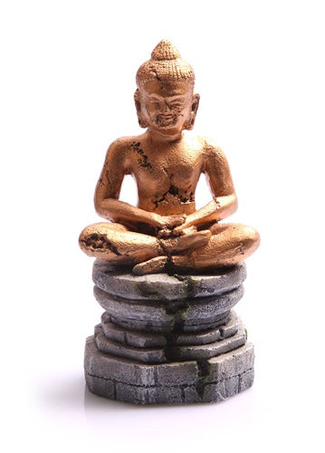 Aqua One - Gold Meditating Buddha - Pets Wonderland