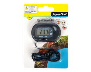 Aqua One - Lcd Electronic Thermometer Outside Tank